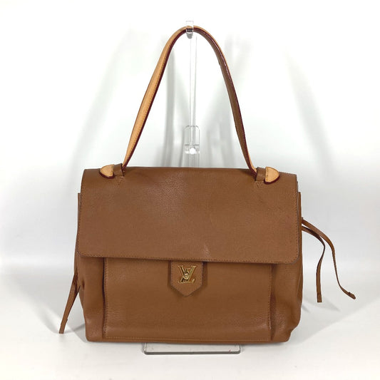 LOUIS VUITTON ロックミー MM カバン トートバッグ 肩掛け フラップ ショルダーバッグ レザー レディース ブラウン
