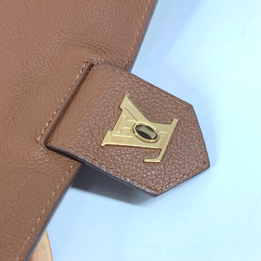 LOUIS VUITTON ロックミー MM カバン トートバッグ 肩掛け フラップ ショルダーバッグ レザー レディース ブラウン