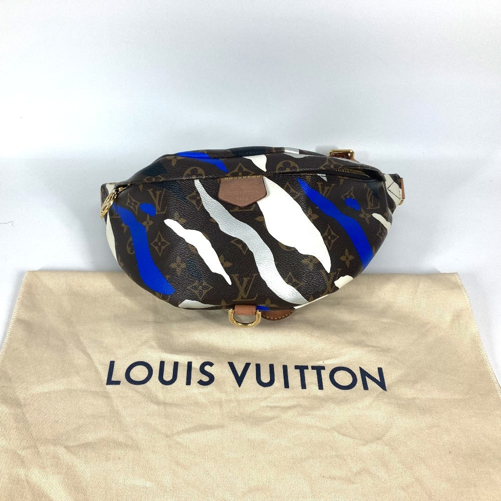LOUIS VUITTON M45106 モノグラム リーグオブレジェンドコラボ バムバッグ カバン ボディバッグ モノグラムキャンバス ユニセックス ブラウン