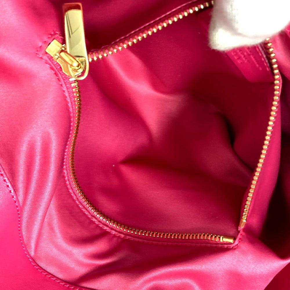 Salvatore Ferragamo Gancini logo 2-way tote bag, shoulder bag, crossbody bag, nylon handbag, women's, pink