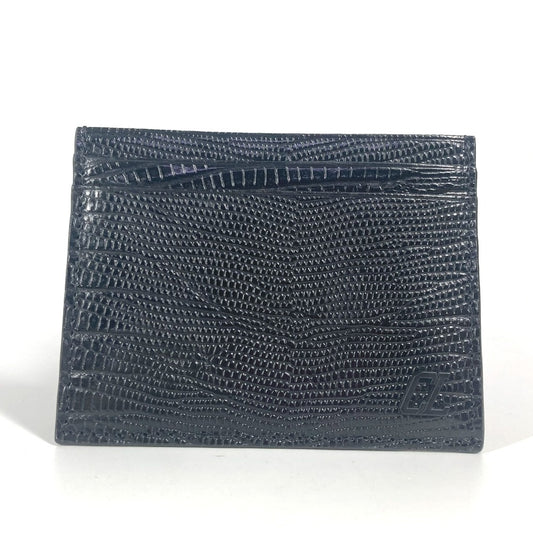 Christian Louboutin 3225316 M KIOS ロゴ パスケース 名刺入れ カードケース 型押しレザー ユニセックス ブラック