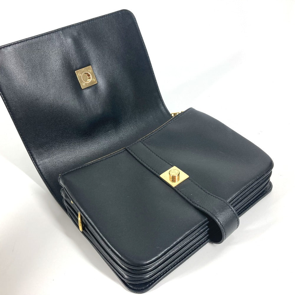 LOUIS VUITTON M57743 Rendez-Vous 2-Way Bag, Clutch Bag, Shoulder Bag, Leather, Women's, Noir, Black