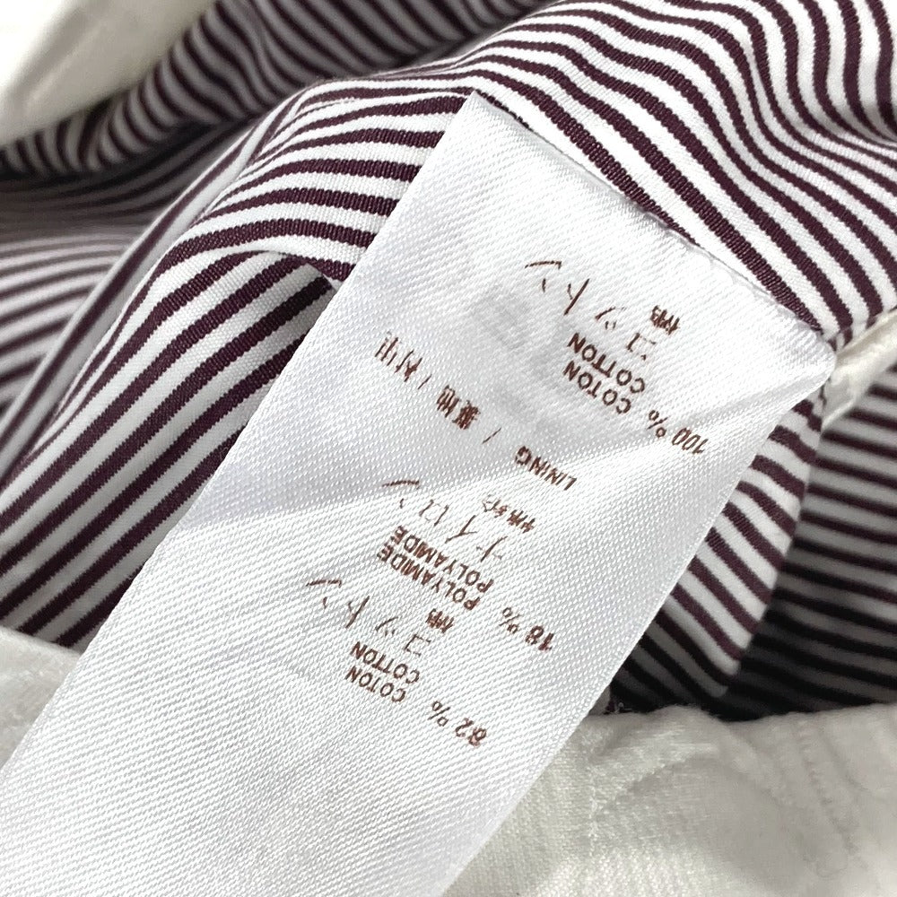 LOUIS VUITTON モノグラム ロゴ アパレル ボトムス スカート コットン レディース ホワイト