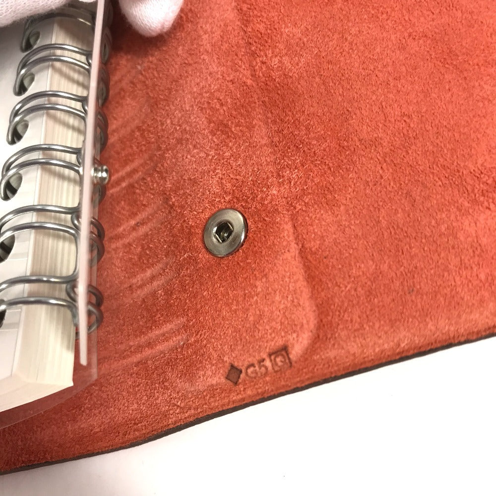 HERMES Ulysse PM Notebook Cover, Memo Pad, Stationery, Togo, Women's, Red