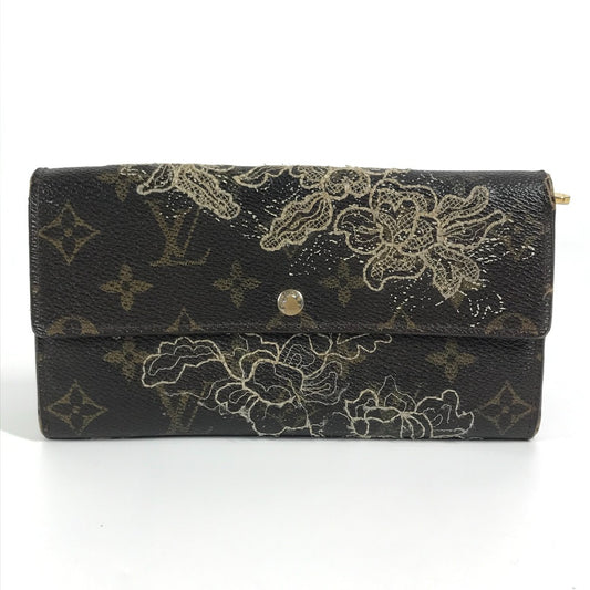 LOUIS VUITTON M95389 モノグラム・ダンテェル ポルトフォイユ・サラ 2つ折り ロングウォレット 長財布 モノグラムキャンバス ユニセックス ブラウン