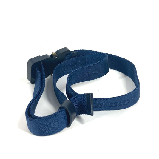 Dior CD โลโก้ Roller Gacha Belt เครื่องประดับ เข็มขัดสำหรับกางเกง เข็มขัด แคนวาส ผู้ชาย สีกรมท่า
