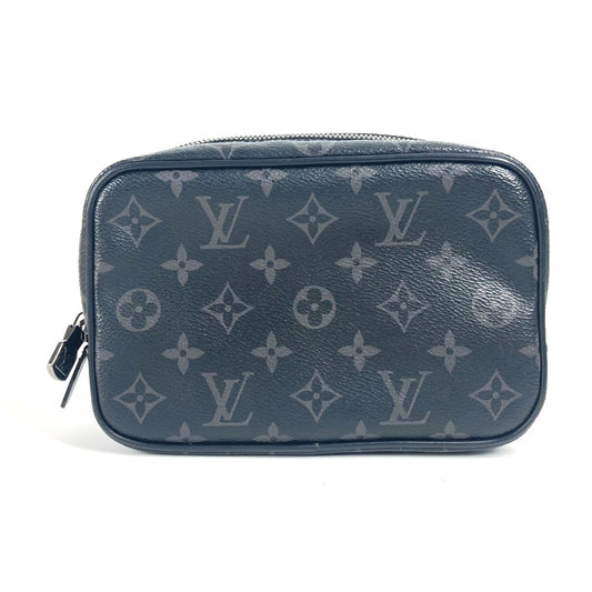 LOUIS VUITTON M43384 モノグラムエクリプス トゥルーストワレPM セカンドバッグ クラッチバッグ カバン マルチポーチ ポーチ モノグラムエクリプスキャンバス ユニセックス ブラック - brandshop-reference