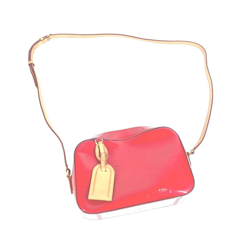 LOUIS VUITTON M90368 MonogramVernis Santa Monica Bag 2WAY Bag Hand Bag Crossbody Shoulder Bag MonogramVernisCanvas Slys Red Used