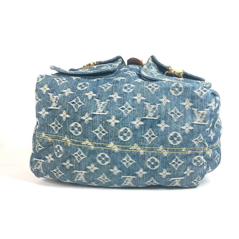 LOUIS VUITTON M95056 MonogramDenim Sac Ad GM backpack bag Backpack MonogramDenim blue Used