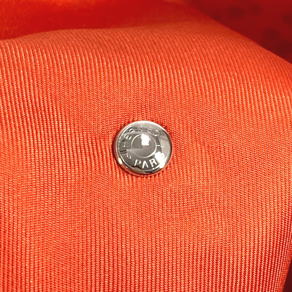 HERMES Bolsa múltiple Poción de musardina Cordón Leopardo Bolsa de leopardo Seda Damas Naranja