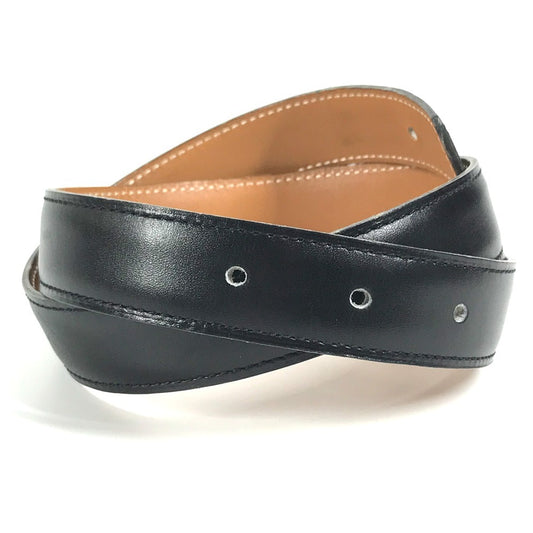 HERMES Belt Only, Bottoms Belt, Leather Belt, Women's, Black