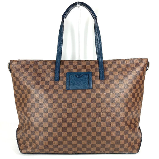 LOUIS VUITTON N41242 ダミエ カバ カバン トートバッグ ビッグバッグ ボストンバッグ トラベルバッグ ショルダーバッグ ダミエキャンバス ユニセックス エベヌ ブラウン