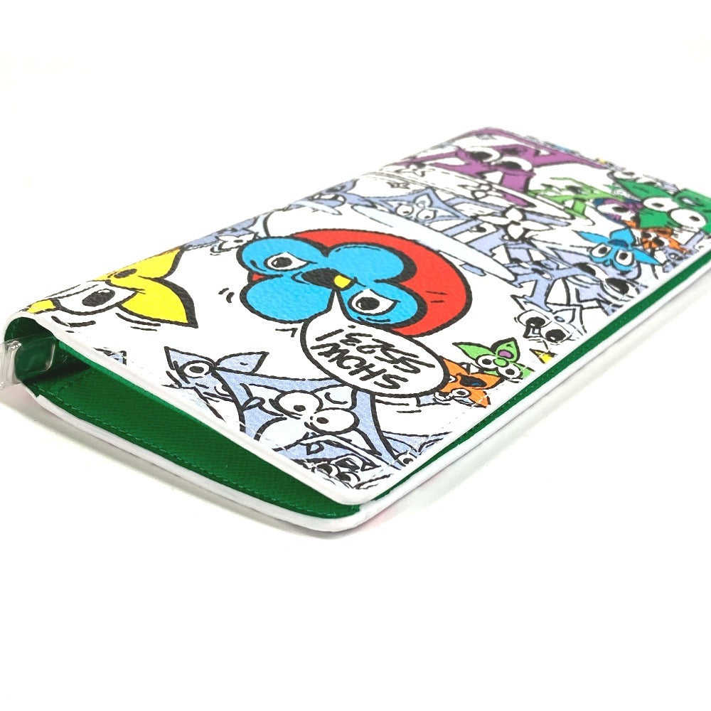 LOUIS VUITTON M82011 Monogram Comic Portofui Braza NM Bifold Long Wallet Long Wallet Leather Unisex Multicolor