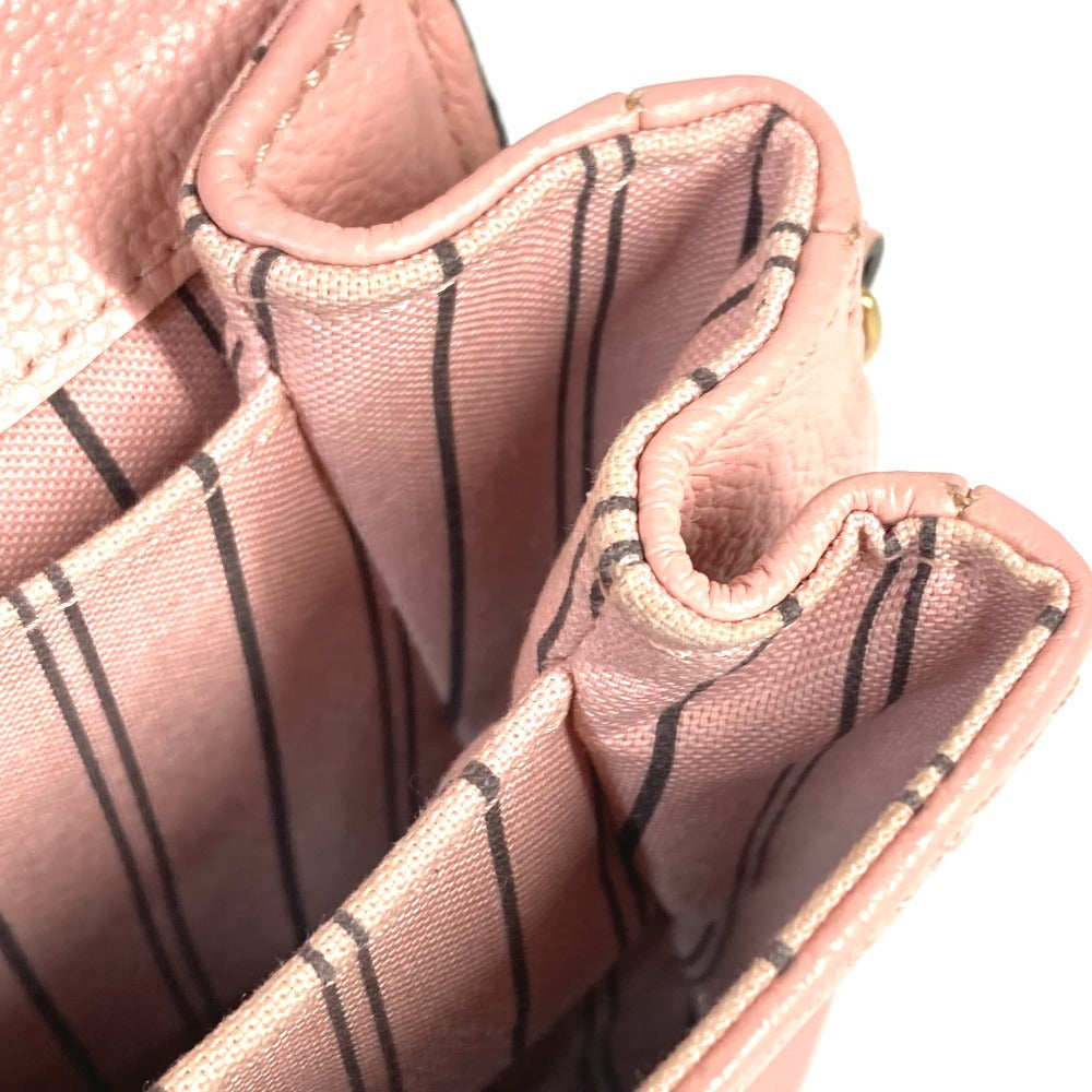 LOUIS VUITTON M44018 모노그램 앙프렝뜨 포쉐트 메티스 MM 포셰트 메티스 MM 백 2WAY 백 핸드백 크로스바디 플랩 숄더백 모노그램 앙프렝뜨 가죽 레이디 로즈 푸드르 핑크