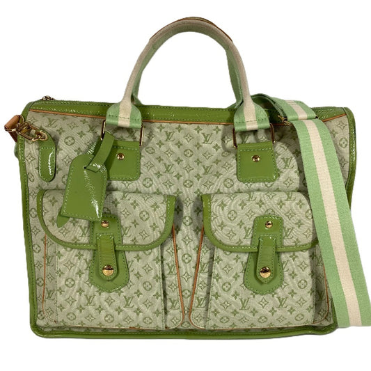 LOUIS VUITTON M92933 モノグラムミニ サック マリーケイト48 カバン 2WAYバッグ ショルダーバッグ 斜め掛け トートバッグ モノグラムミニキャンバス レディース アーモンドグリーン グリーン