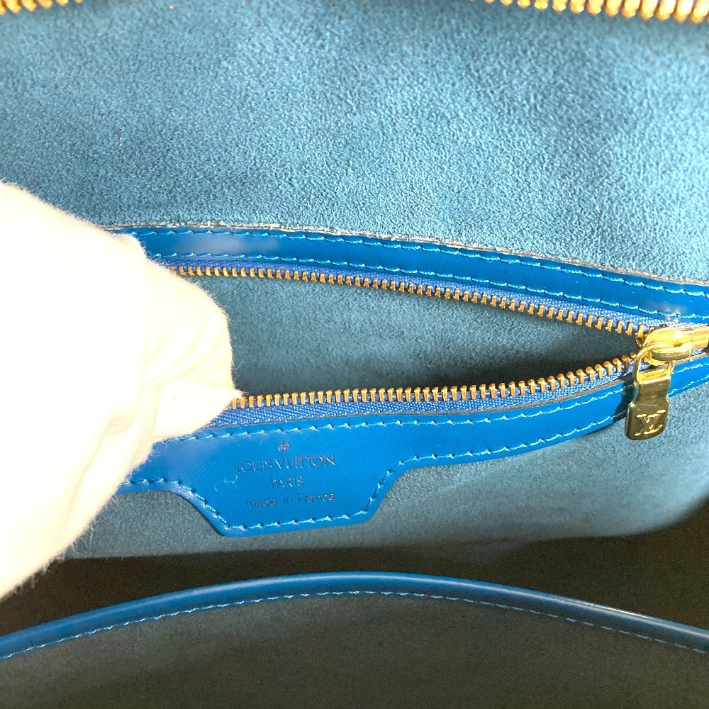 LOUIS VUITTON M52285 Epi Rusac Bag Shoulder Tote Bag Shoulder Bag Epi Leather Ladies Toledo Blue Blue