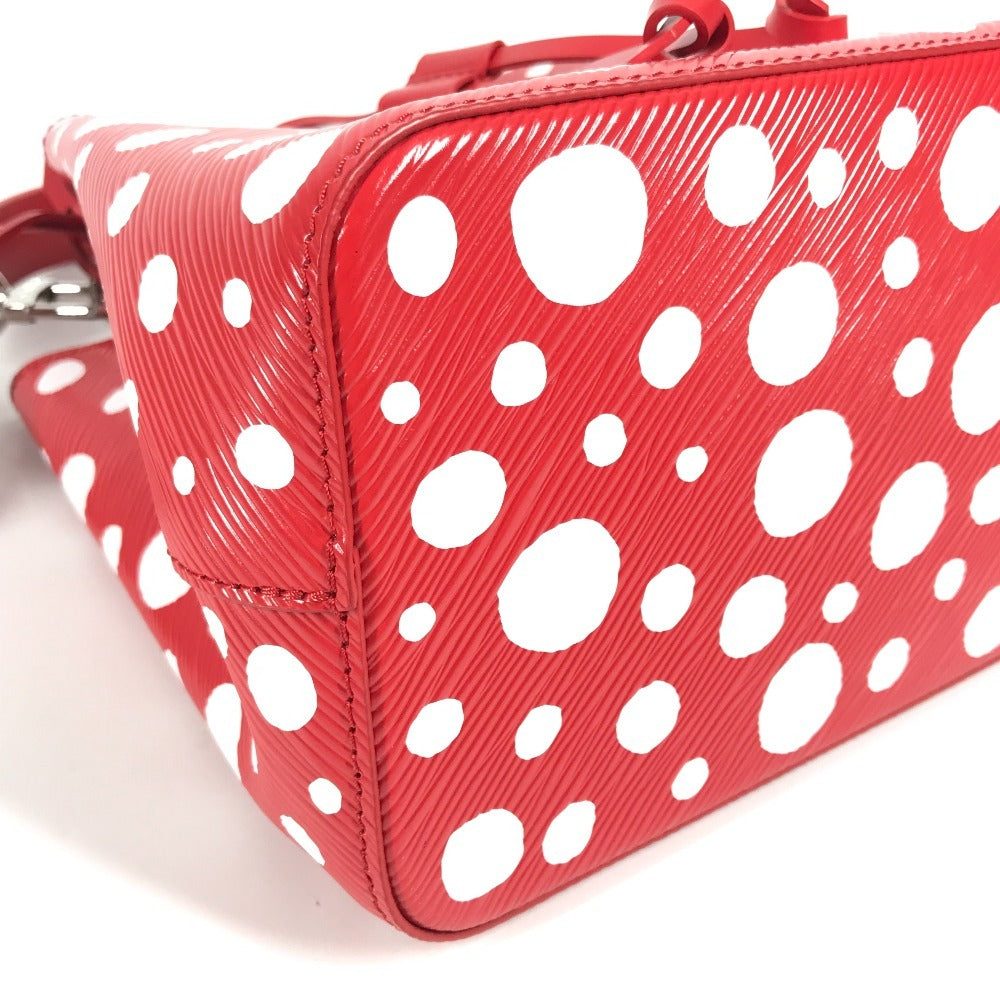 LOUIS VUITTON Monogram Empreinte LV×YK Yayoi Kusama NeoNoe Crossbody Bag, Drawstring, 2-Way Handbag, Polka Dot Shoulder Bag, Monogram Empreinte Leather, Women's, Red