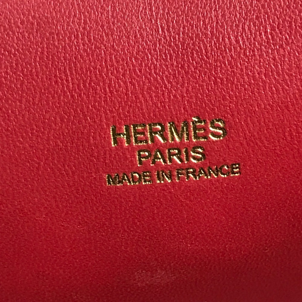HERMES Bolide 35 2-Way Shoulder Bag, Tote Bag, Handbag, Taurillon Clemence Leather, Women's, Rouge Red