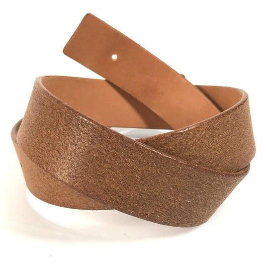 HERMES Belt Only Accessory Belt Leather Unisex Brown