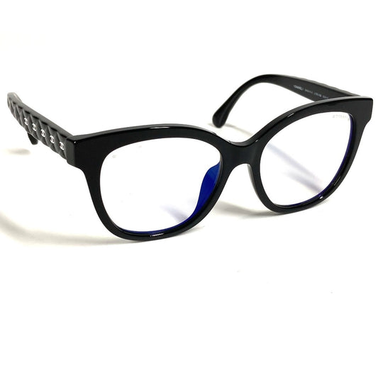 CHANEL 3442-S-A CC ココマーク ロゴ マトラッセ キルティング めがね メガネ アイウェア 眼鏡 サングラス プラスチック レディース ブラック