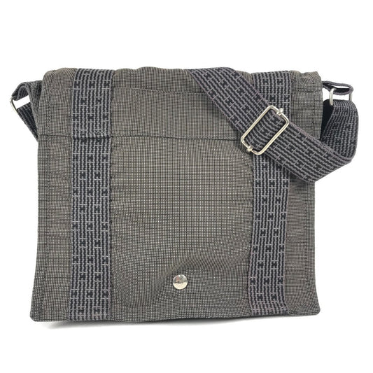 HERMES Airline Bassus PM Bag, Crossbody Messenger Bag, Shoulder Bag, Polyamide, Unisex, Gray