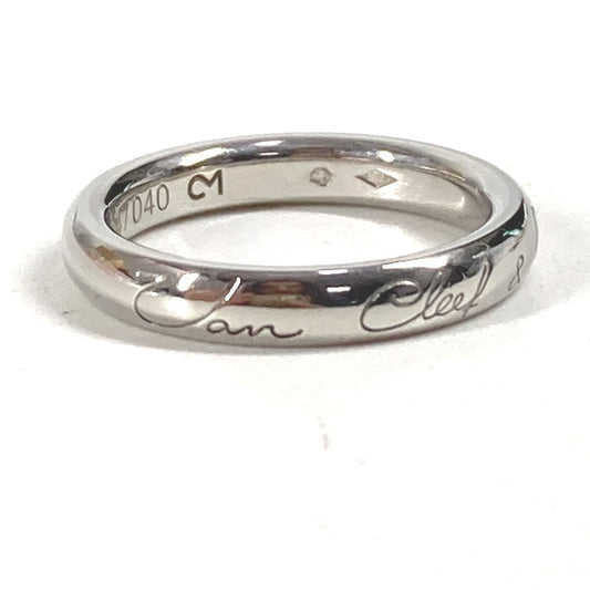 Van Cleef & Arpels Tendremont Senior Tulle Wedding Ring, Platinum, Pt950, Women's, Silver