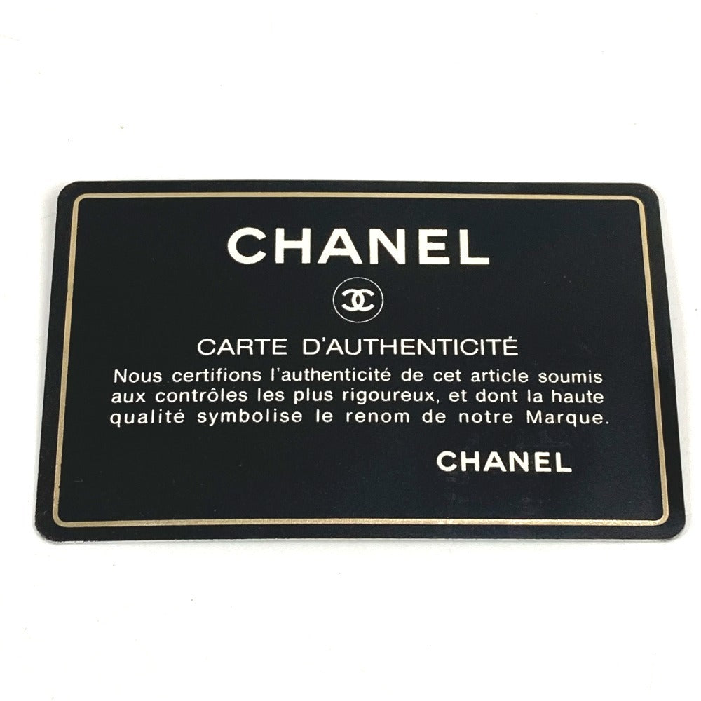 CHANEL CC Coco Mark Logo Picolore Vanity Bag Pouch Box Handbag Leather Women's Black