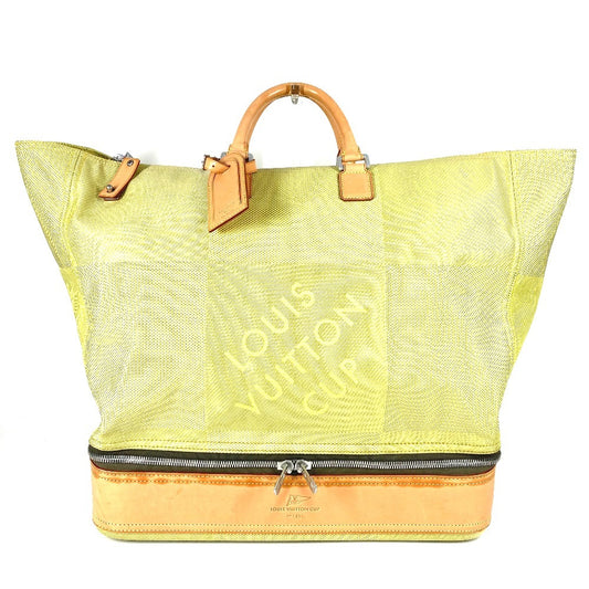 LOUIS VUITTON M80631 LV CUP ダミエジェアン サザンクロス 旅行バッグ トラベルバッグ カバン ボストンバッグ ダミエジェアンキャンバス ユニセックス イエロー