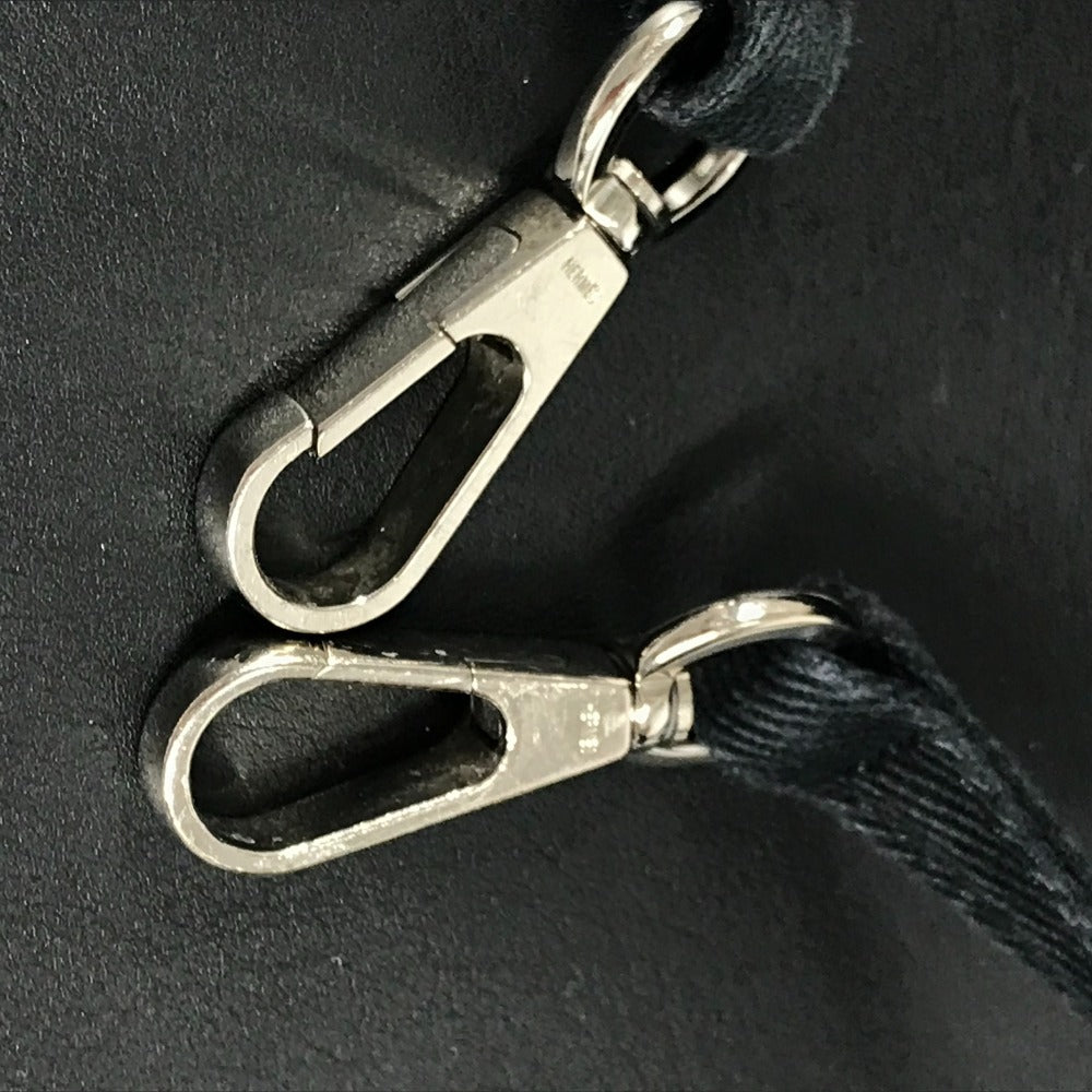 HERMES ヴァルパライソ GM ヴァルパライソGM 旅行バッグ トラベルバッグ カバン トートバッグ フラップ ボストンバッグ レザー/キャンバス レディース ブラック