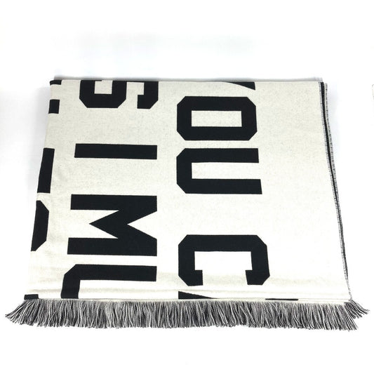 Dior 28Z0006A0663 カクタスジャック フリンジ Dior x Cactus Jack Blanket インテリア ひざかけ 毛布 バイカラー ブランケット ウール ユニセックス ホワイト