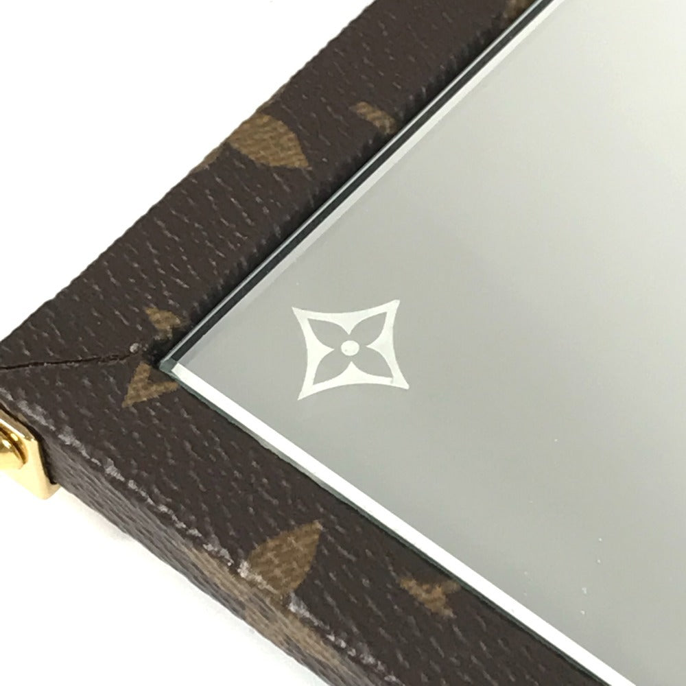LOUIS VUITTON GI0554 モノグラム ホーム ミラー トランク インテリア 三面鏡 鏡 モノグラムキャンバス ユニセックス ブラウン