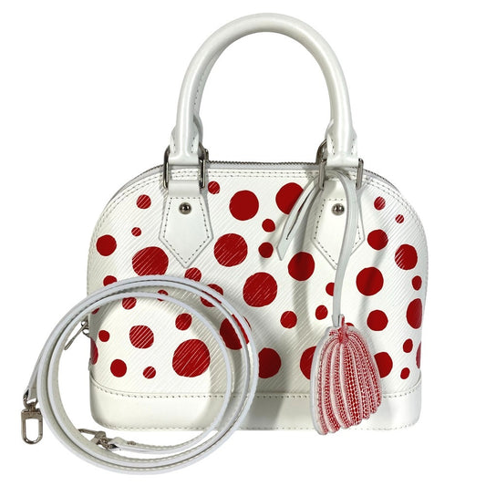 LOUIS VUITTON M21712 エピ LV×YK 草間彌生 アルマBB アルマ BB 2WAYバッグ ショルダーバッグ 斜め掛け カバン ハンドバッグ エピレザー レディース ホワイト