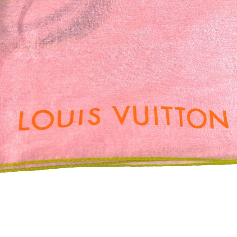 LOUIS VUITTON M73946 Monogram LV Logo Large Scarf Shawl Scarf Cotton Unisex Scarf