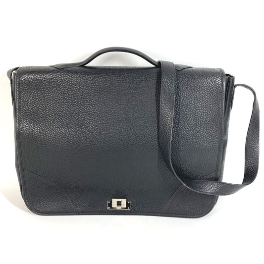 HERMES フラップ ヴィクトリア メッセンジャーバッグ ビジネスバッグ カバン 2WAYバッグ ショルダーバッグ 斜め掛け ハンドバッグ トリヨンクレマンス ユニセックス ブラック