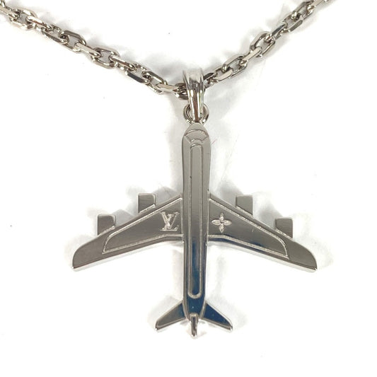 LOUIS VUITTON MP3157 飛行機 ロゴ ペンダント・LVプレーン アクセサリー ジュエリー チェーンネックレス ネックレス メタル ユニセックス シルバー