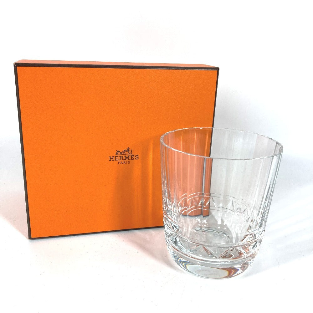 HERMES P010131P コップ カップ 食器 ゴブレット 〈イスケンダー〉 PM ロックグラス グラス ガラス ユニセックス クリア