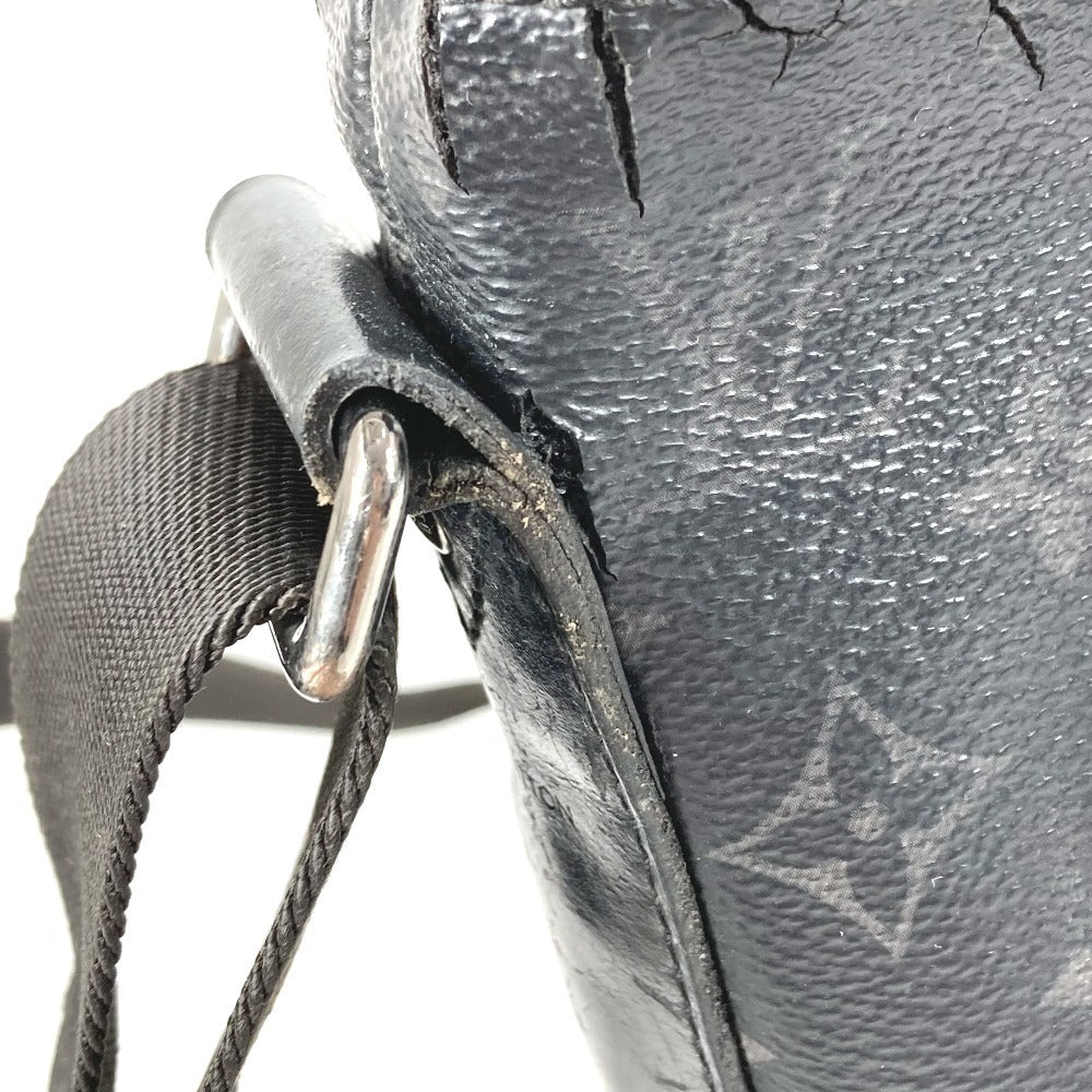 LOUIS VUITTON M44223 Monogram Eclipse Messenger Odyssey PM Messenger Bag, Crossbody Shoulder Bag, Monogram Eclipse Canvas, Unisex, Black