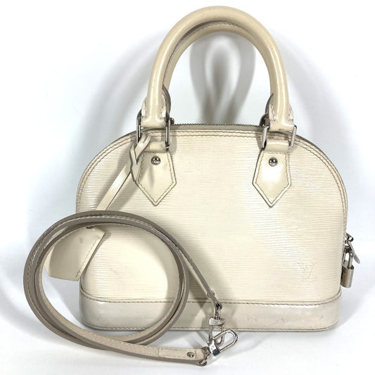 LOUIS VUITTON M4085J エピ アルマBB アルマ BB 2WAYバッグ ショルダーバッグ 斜め掛け カバン ハンドバッグ エピレザー レディース イヴォワール ホワイト