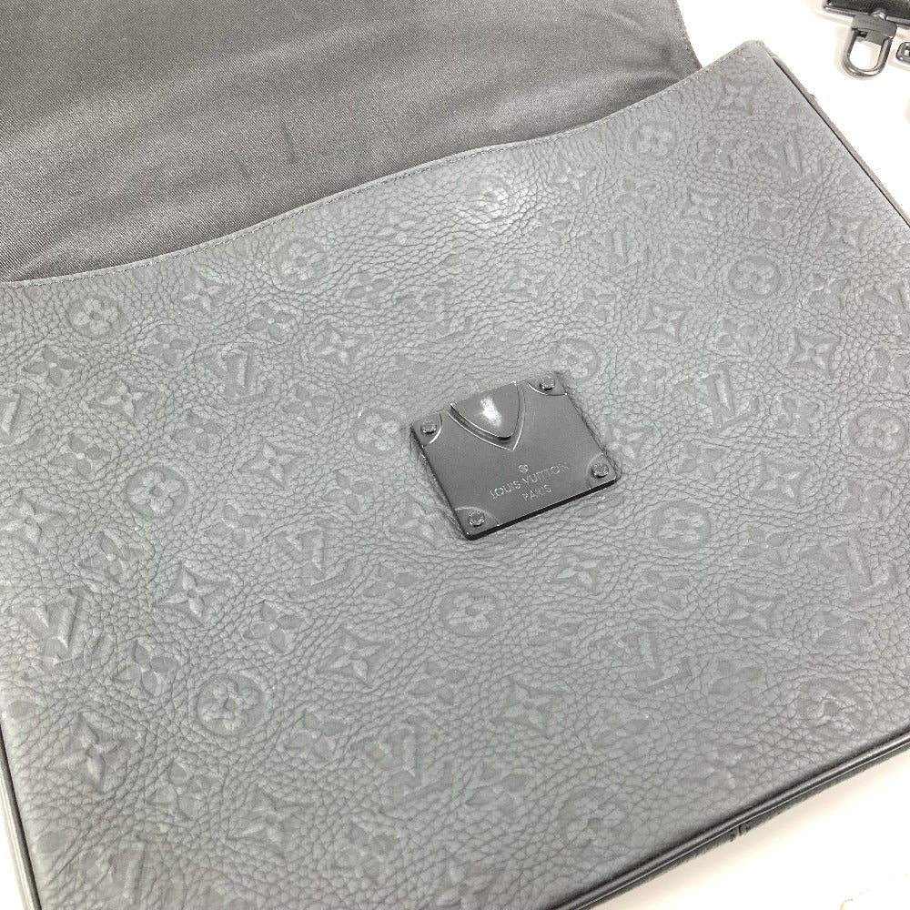 LOUIS VUITTON M20835 モノグラム トリヨン Sロック・ブリーフケース ビジネスバッグ 2WAYバッグ ショルダーバッグ カバン ハンドバッグ トリヨンレザー ユニセックス ノワール ブラック