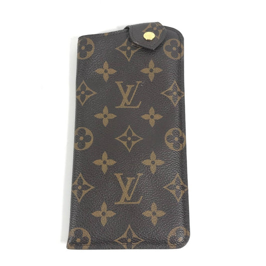 LOUIS VUITTON M66544 Monogram Etui Lunette MM Pouch Eyeglasses Eyewear Sunglasses Case Monogram Canvas Unisex Brown
