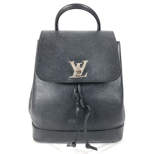LOUIS VUITTON M41815 LV ロックミー バックパック カバン フラップ リュックサック レザー ユニセックス ノワール ブラック