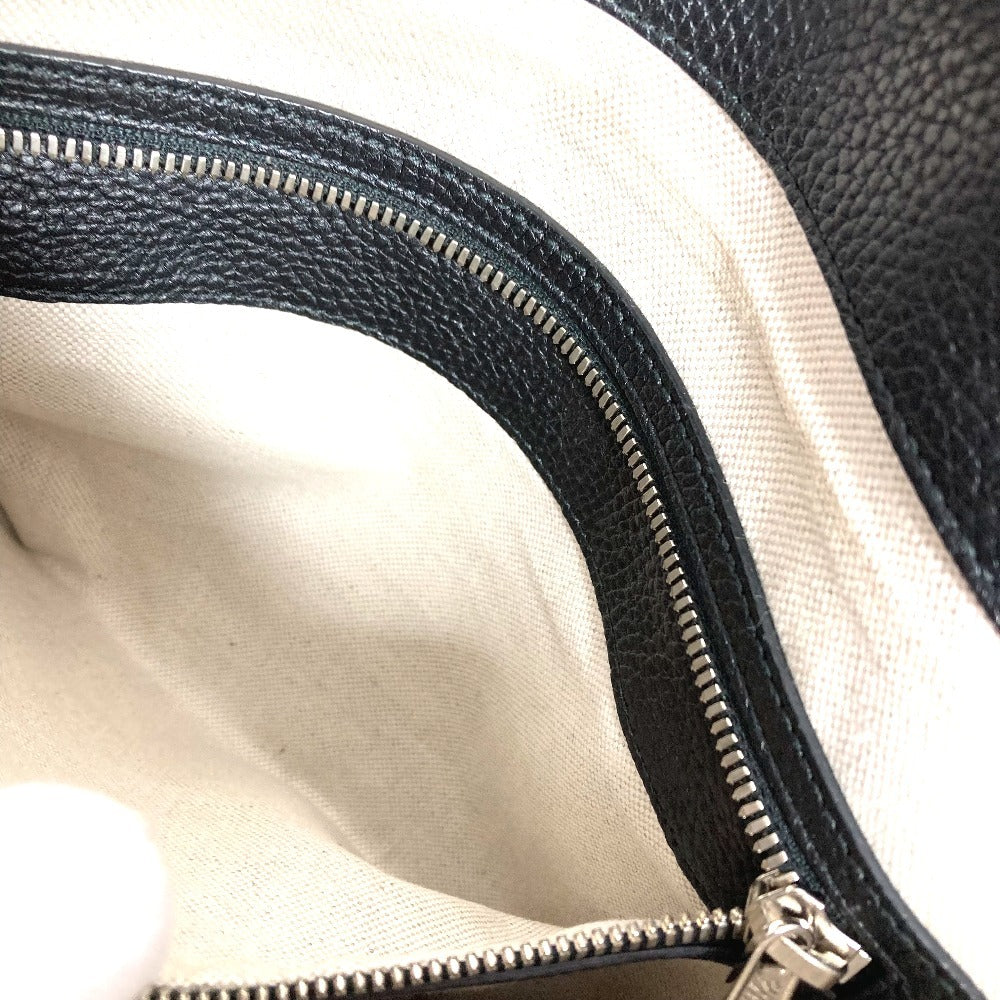 GUCCI 760234 GG JUMBO MD Jumbo GG Medium Messenger Bag, Crossbody Shoulder Bag, Leather, Unisex, Black
