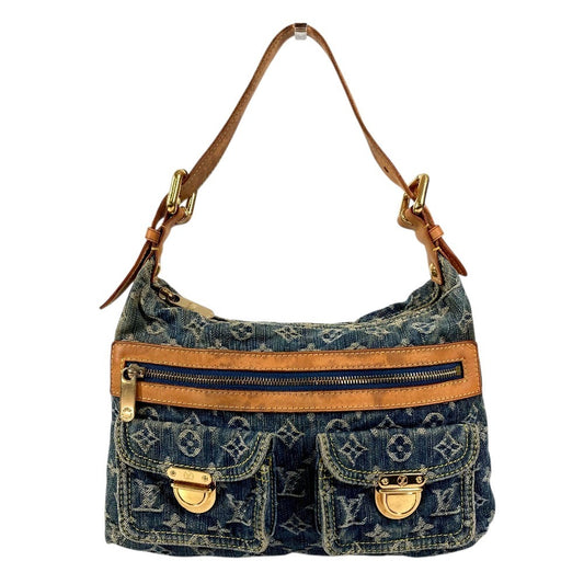 LOUIS VUITTON M95049 モノグラムデニム バギーPM バギー PM ハンドバッグ 肩掛け カバン ショルダーバッグ モノグラムデニム レディース ブルー