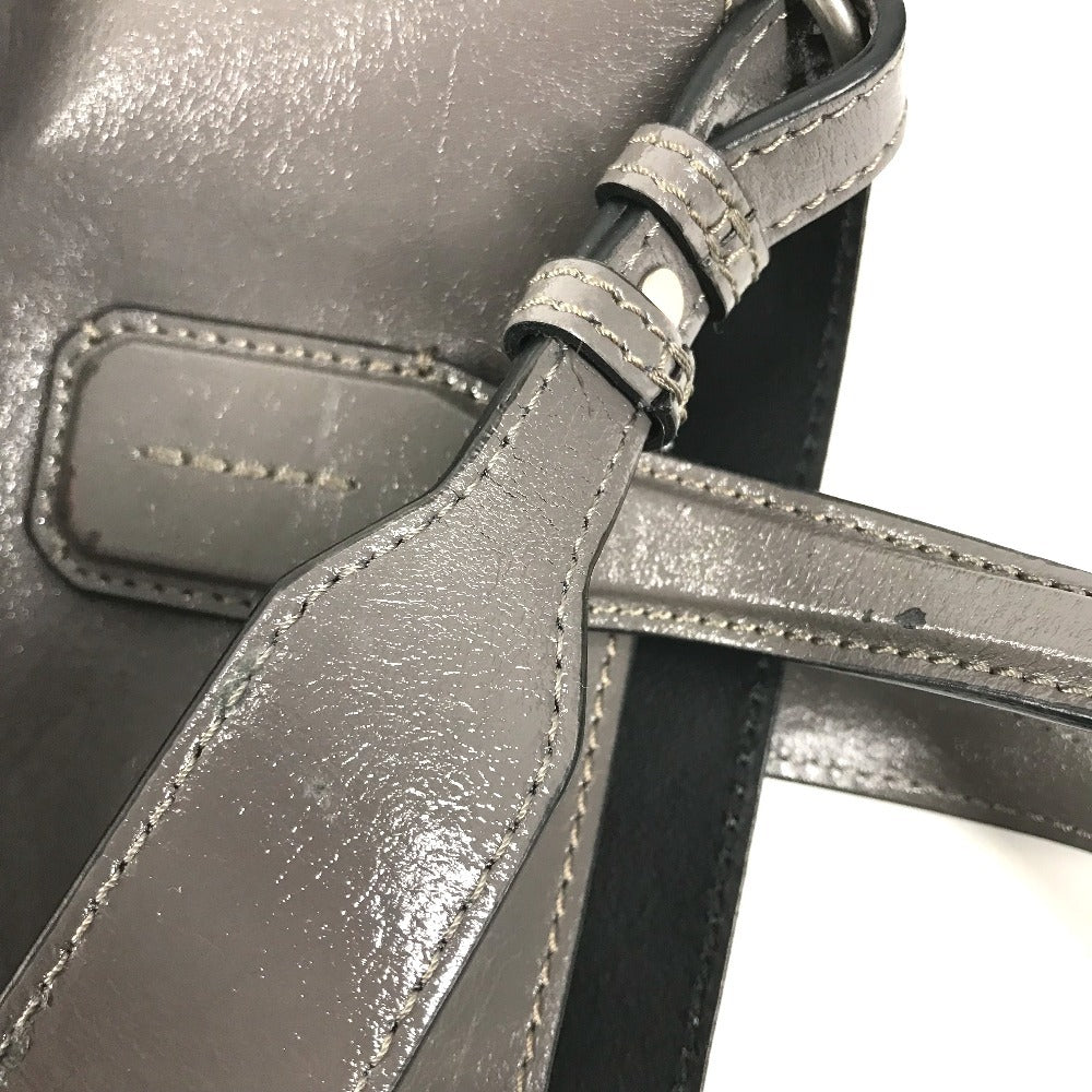 BURBERRY 8006616 ビジネスバッグ ロゴ 2WAYバッグ ショルダーバッグ トートバッグ ハンドバッグ レザー ユニセックス グレー