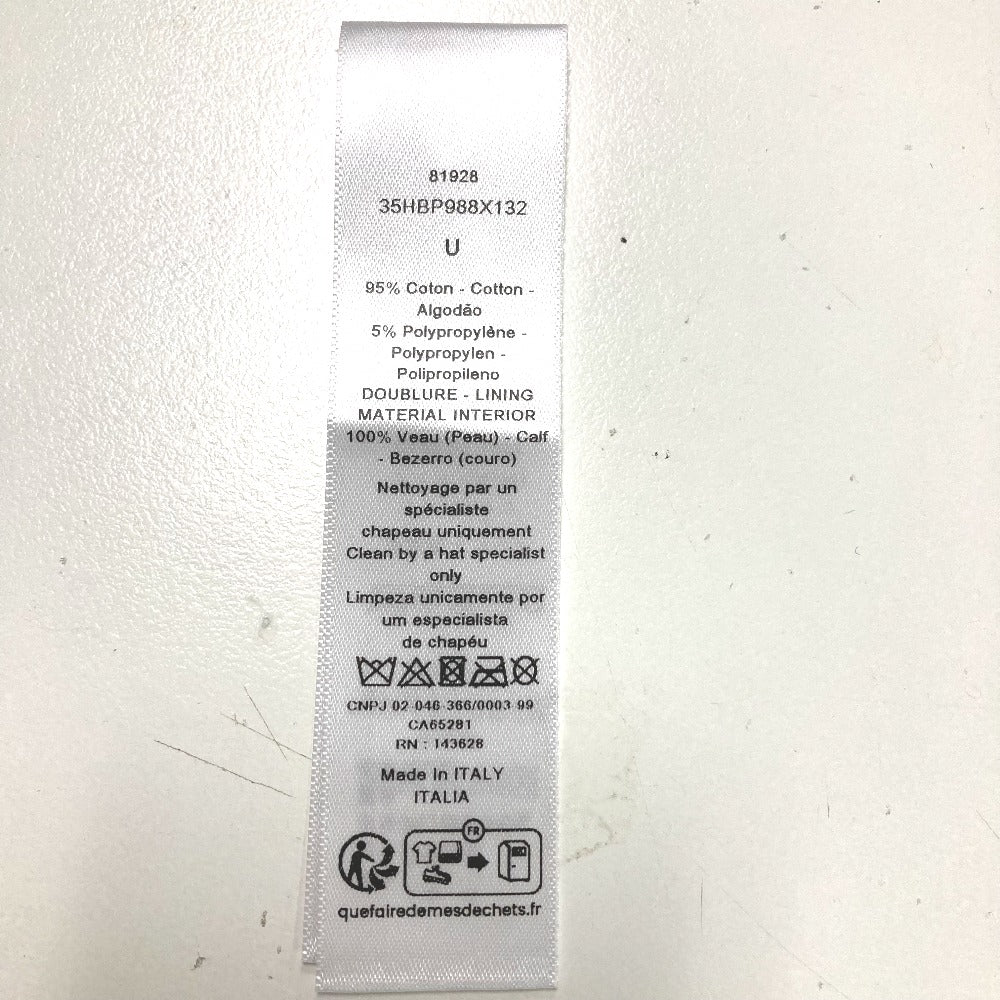 Dior 35HBP988X132 千鳥格子 ロゴ ヘッドバンド ヘアアクセサリー ヘアバンド カチューシャ コットン レディース ブラック