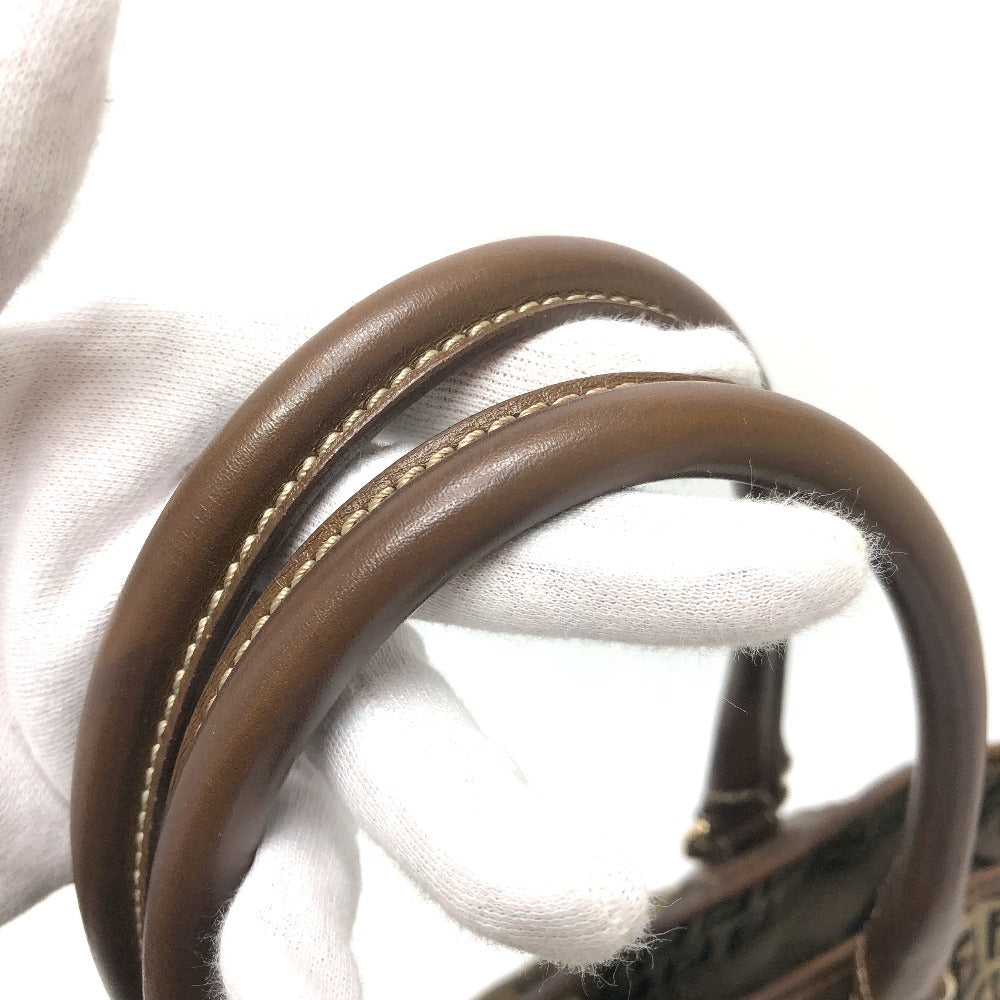 FENDI ズッキーノ カバン トートバッグ ハンドバッグ 肩掛け ショルダーバッグ キャンバス/レザー ユニセックス ベージュ