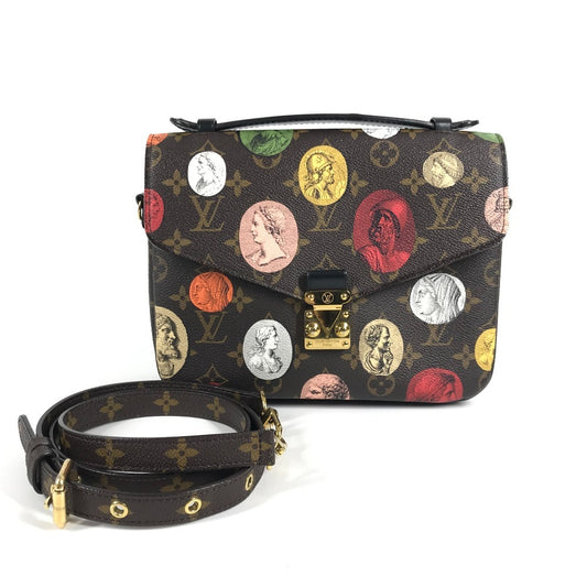 LOUIS VUITTON モノグラムカメオ ポシェット メティス MM ポシェットメティスMM カバン 2WAYバッグ ハンドバッグ ショルダーバッグ モノグラムキャンバス ユニセックス ブラウン