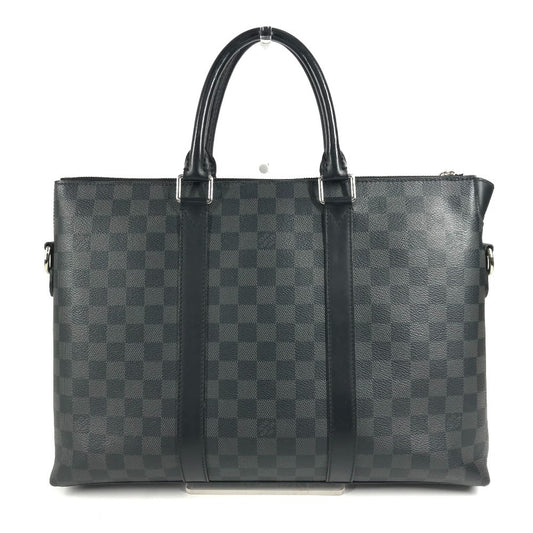 LOUIS VUITTON N40024 ダミエグラフィット アントンブリーフケース カバン トートバッグ 書類バッグ ハンドバッグ ビジネスバッグ ダミエグラフィットキャンバス ユニセックス ブラック
