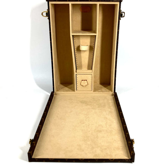 LOUIS VUITTON モノグラム ワインケース カバン トランク インテリア ボックス BOX ハンドバッグ モノグラムキャンバス ユニセックス ブラウン