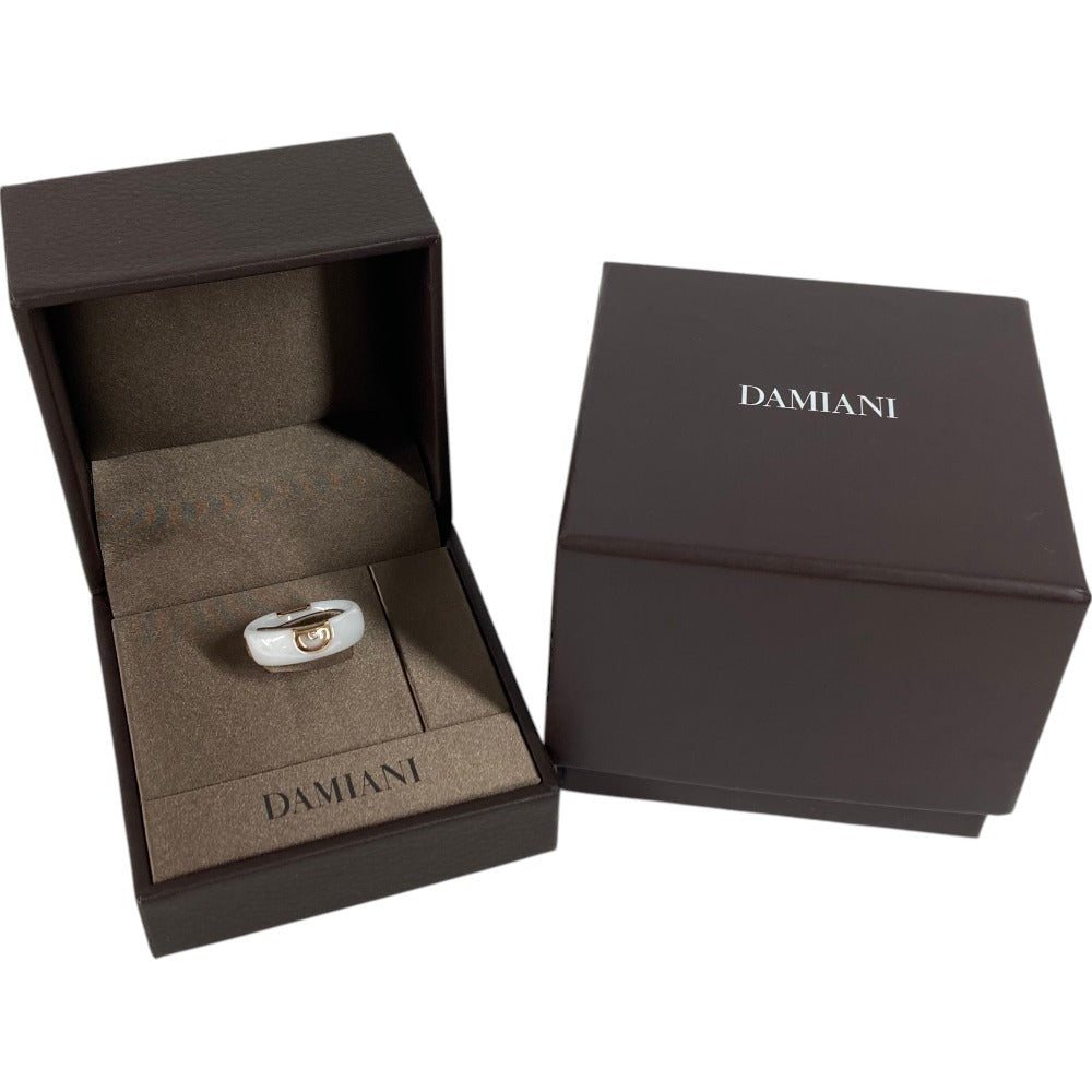 Damiani 20087249 1PD D.ICON Dアイコン リング ダイヤモンド アクセサリー ジュエリー リング・指輪 セラミック メンズ ホワイト